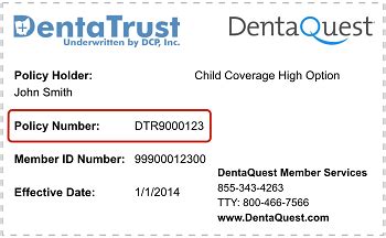  Questions related to enrollment, billing or payment should be directed to DentaTrust Billing and Enrollment at (855) 890-3243. Click here for questions related to member services (claims). Once there, you will be able to find the appropriate phone number to call based on your state of residence. 